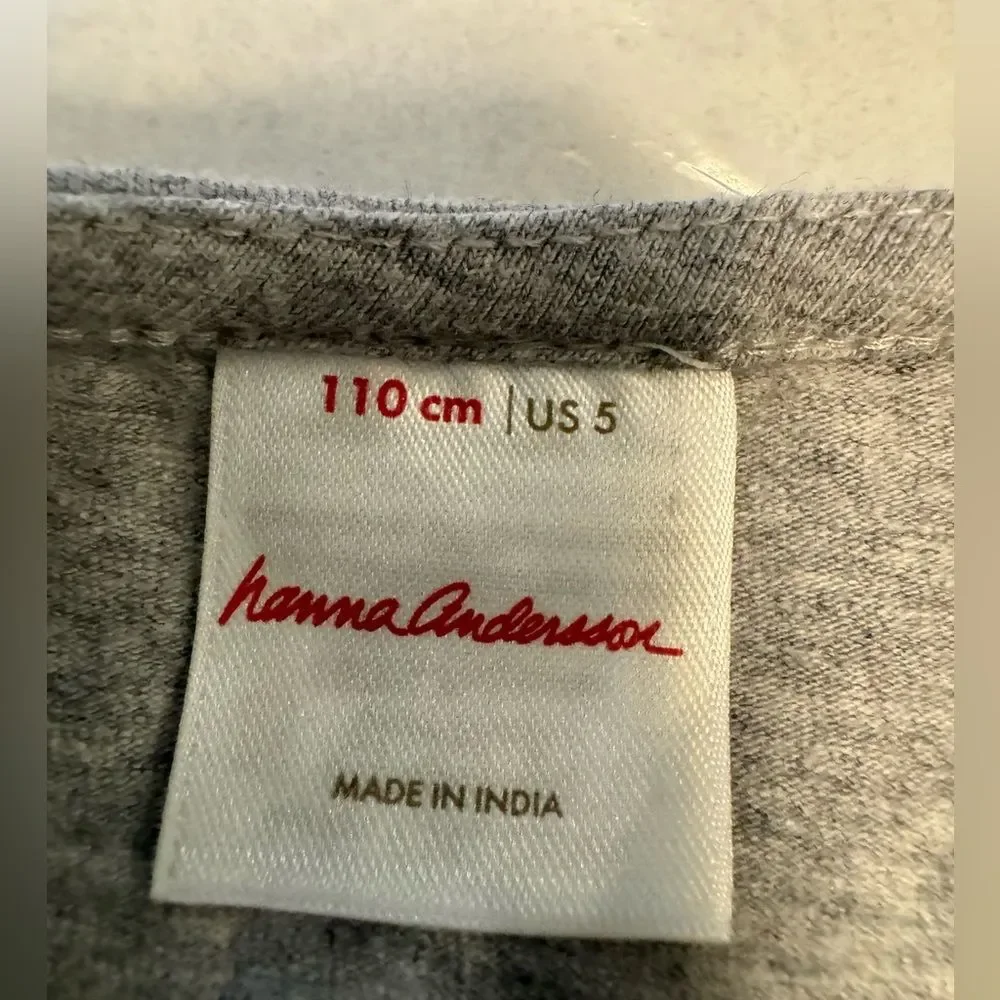 Hanna Andersson Girls Dress Size 5 - Picture 7 of 8